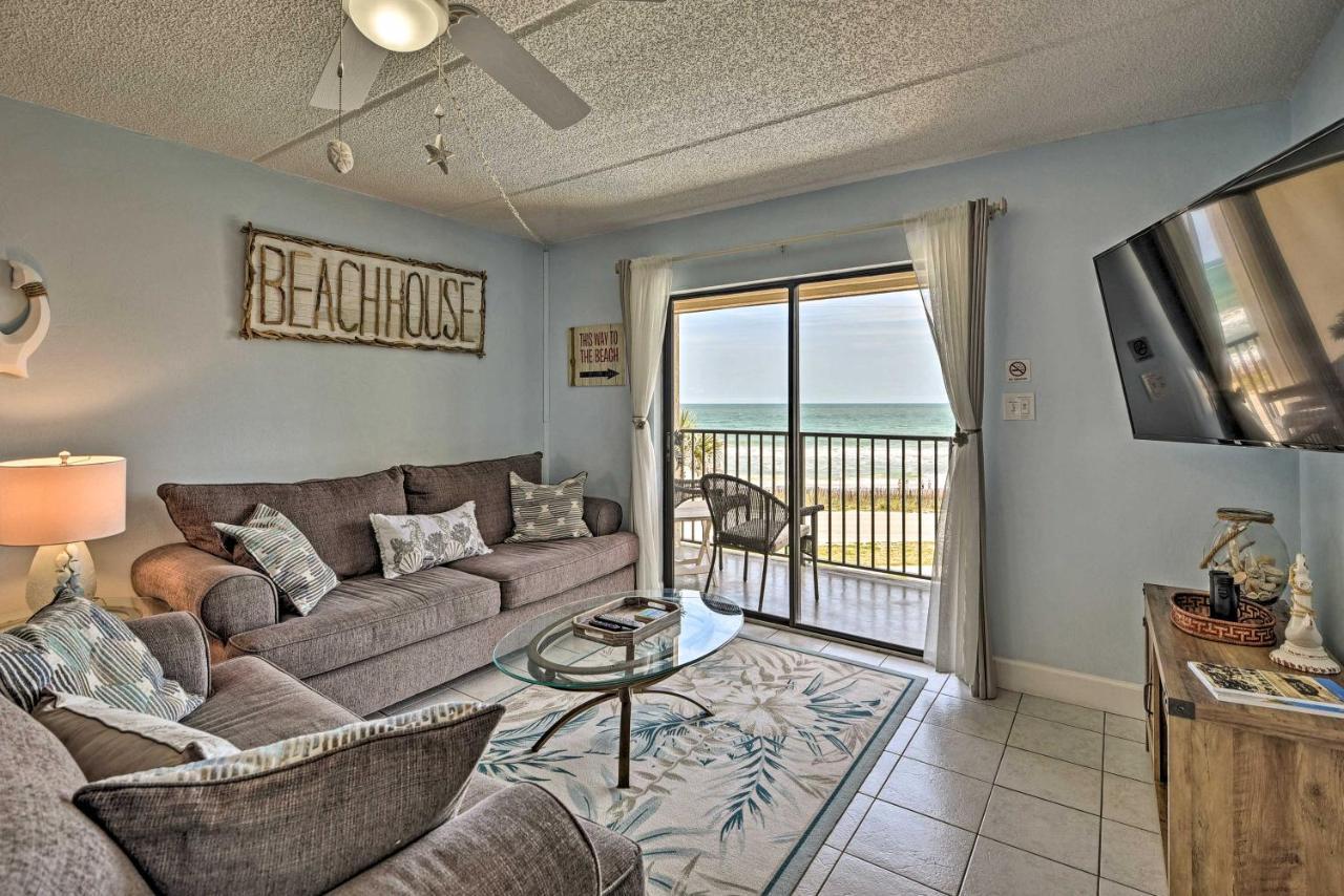 Oceanfront Ormond Beach Getaway With Balcony! Apartment ภายนอก รูปภาพ