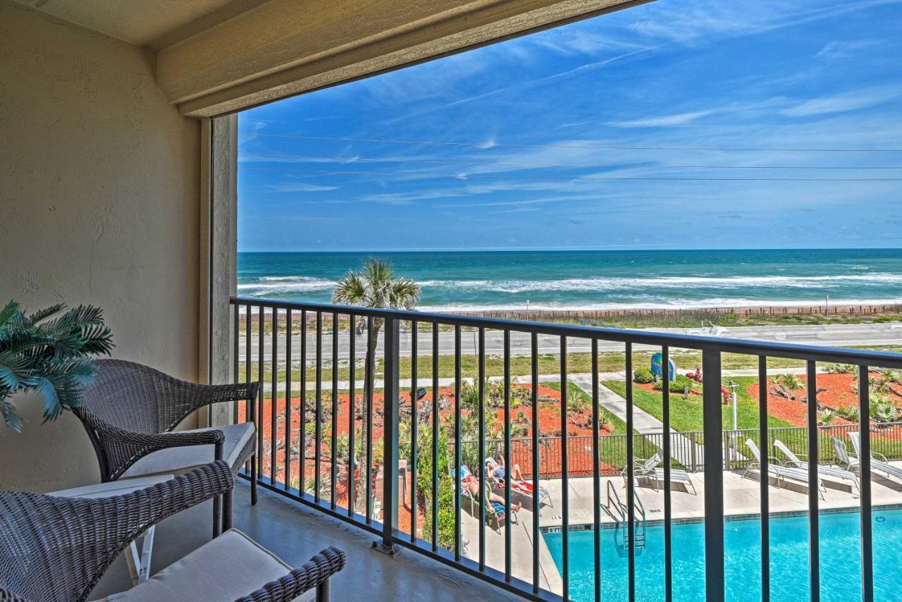 Oceanfront Ormond Beach Getaway With Balcony! Apartment ภายนอก รูปภาพ