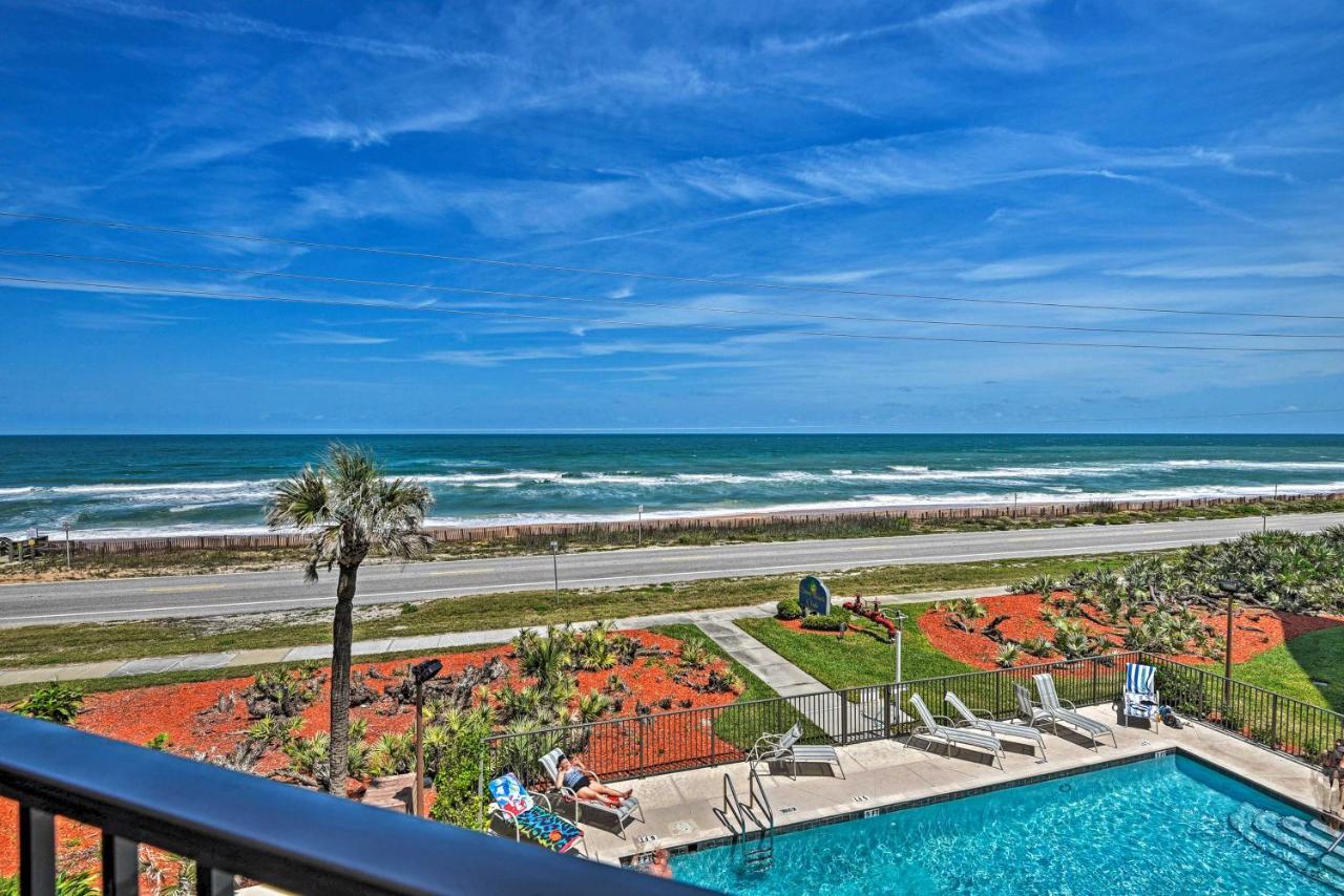 Oceanfront Ormond Beach Getaway With Balcony! Apartment ภายนอก รูปภาพ